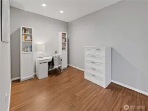 One of the best features of this unit is the large den! Use this as your home office, hobby room or second bedroom space.