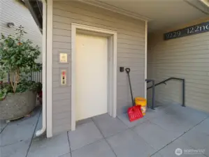 Elevator access from the second level - super convenient for your guests.