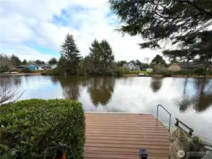 Water front with dock