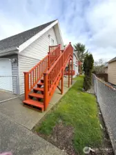 access to ADU/upper floor