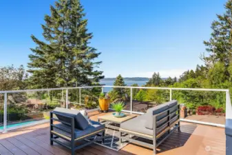 West facing Puget Sound & Olympic Mountain views.