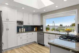 Enjoy the West facing views from the kitchen!