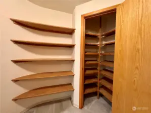 Walk-in has a shoe closet within the closet.