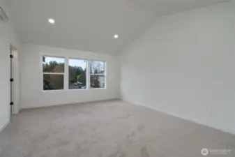Upstairs Primary Bedroom - Pics are of a different 2834 plan. Features and colors may differ.