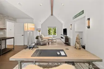 Upstairs Bedroom that has multiple uses