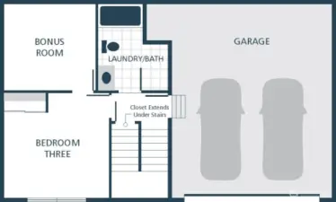 IMAGE IS A RENDERING Photographs are for illustrative purposes only. Features, finishes, interior/exterior colors, landscaping and floorplan shown may vary from actual homes built.