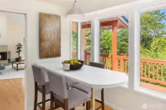 Cute breakfast nook