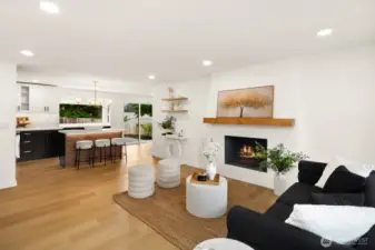 Very bright with tons of natural light
