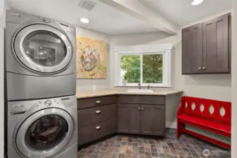 main floor laundry room