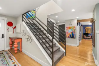 stylish custom steel handrails