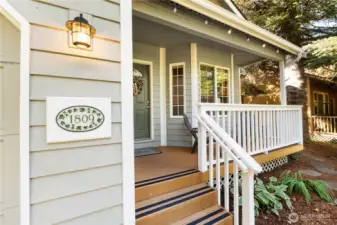And the front porch ...