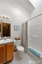Second floor shared bathroom.