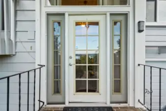 Covered Entry to home.
