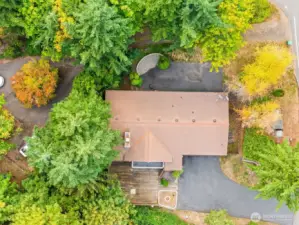 Extra parking in the rear of the home or use it as a patio area.