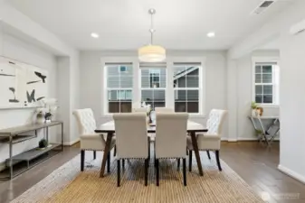 Elegant formal dining room