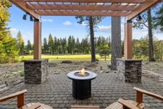 Enjoy your south facing patio watching golfers and wildlife venture by