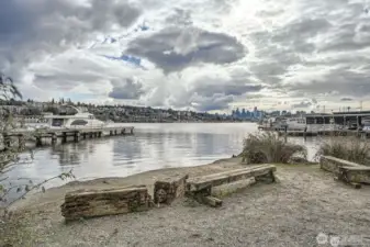 Multiple small public beaches