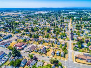 Cascade Mountains could be visable at 45 ft' too