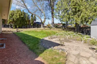 Backyard with Garden Space