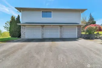 3 car garage and plenty of parking