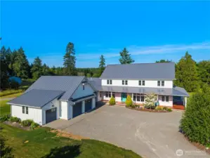 Front of the home facing west. Talk about gorgeous!