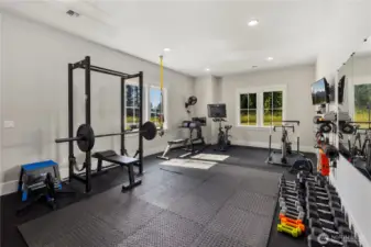 Work out room or bring your own vision!