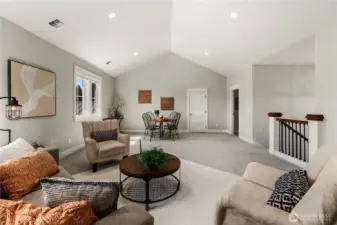 Extra storage room and second laundry room located at the north end of the great room.