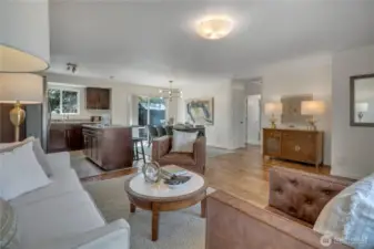 Easy to hold a conversation with guests while cooking a delish meal or whipping up a cocktail.