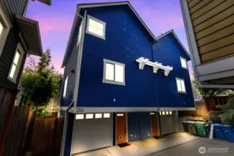 This home lit up at night!