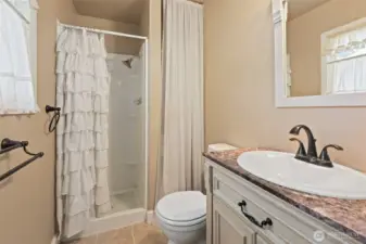 Primary bathroom.