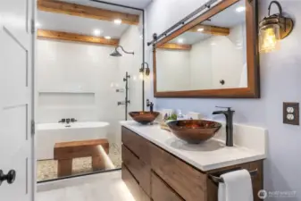 Brand new Primary bath