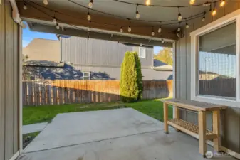 Covered patio