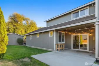 Extended covered patio