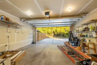 Two car garage