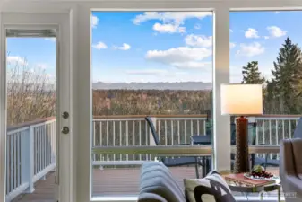 Imagine the view in the summer with the trees all leafed out!