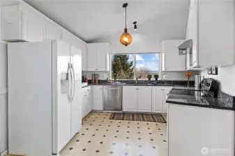 Kitchen from the eating space