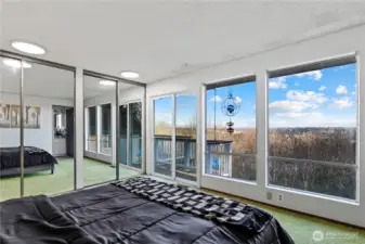 Access to the deck from your room as well.