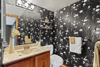 3/4 bath downstairs as well