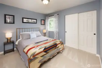 One of four bedrooms upstairs.