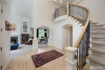 Grand entryway greets you.