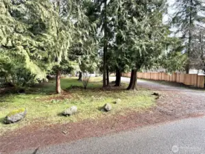 Front drive looking at house from street