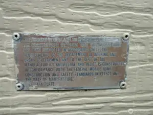 Mobile home plate, East side