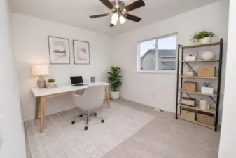 Virtually Staged Bedroom