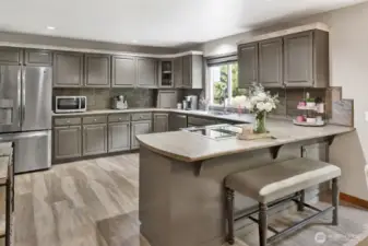 huge kitchen