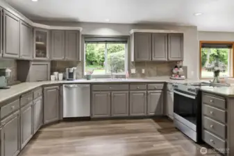 lots of cabinets