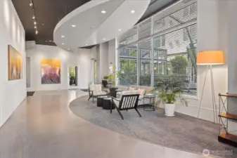 Welcoming lobby