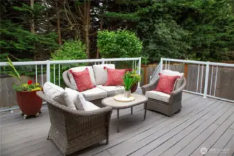 Extend your living and entertaining space to the private, sunny, fully fenced backyard