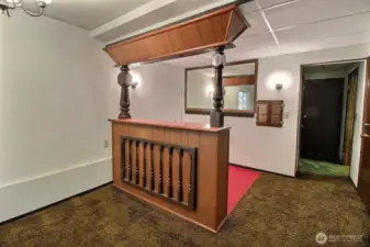 Part of the recreation room.