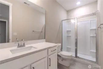 3/4 Bath private bath for the Guest Suite