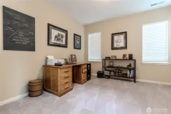 Main Floor Office adjacent to the Entry Way.